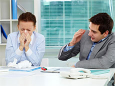 больные на работе