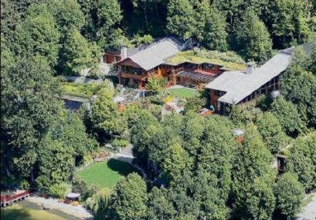 Усадьба Билла Гейтса. Вид сверху