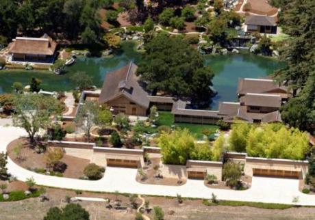 Усадьба Билла Гейтса. Вид сверху 