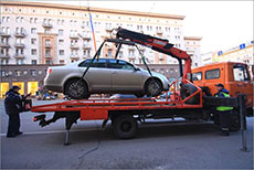 эвакуация машин
